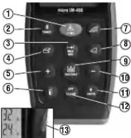 RIDGID Micro LM400 - Controls - 1