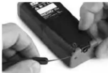 RIDGID Micro LM100 - Installing Wrist Strap - 1