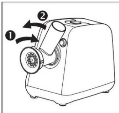 TEFAL Le Hachoir 1500 ME7001 - I tilfælde af tilstopning: - 2