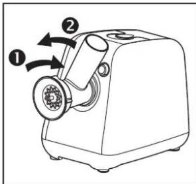 TEFAL Le Hachoir 1500 ME7001 - Montering av kvarnblocket på köttkvarnen - 1