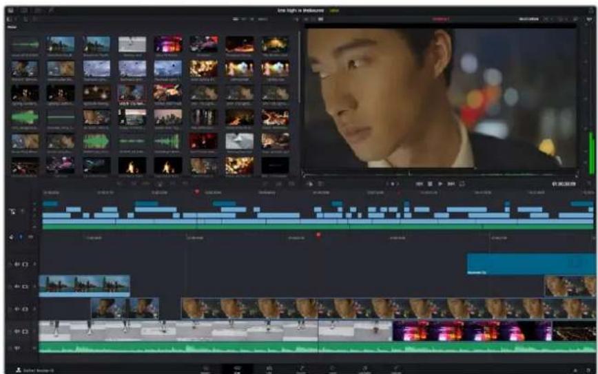 Blackmagic Design Video Assist 12G - カットページのレ イアウト - 1
