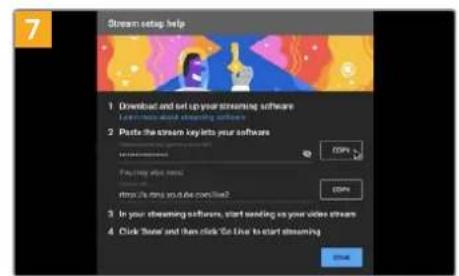 Stream setup help 1 Download and set up your streaming software 2 Paste the stream key lists your software 3 In your streaming software, start sending us your video stream 4 Click 'Save' and then click 'Go line to start streaming'