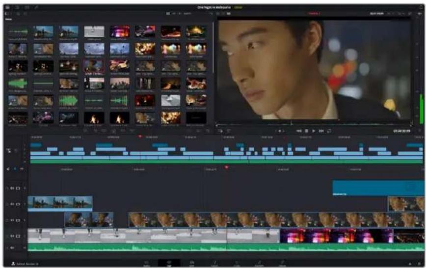 Blackmagic Design Video Assist 12G - Структура страницы «Сборка» - 1