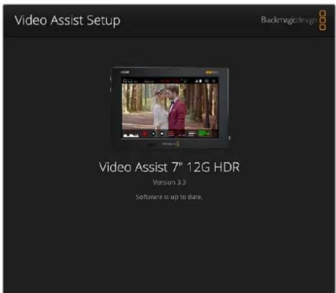 Blackmagic Design Video Assist 12G - 在Windows系统上更新内部软件步骤如下： - 2