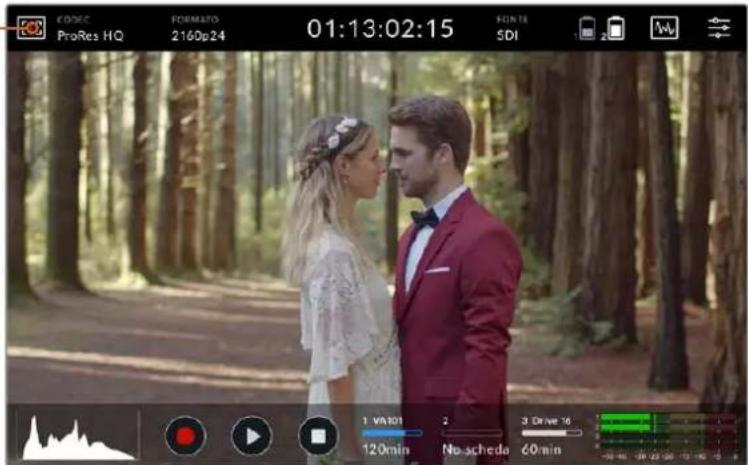 KODEC ProRes HQ FORMATO 2160p24 01:13:02:15 MONTE SDI 1 VAI301 2 3 DRIVE 16 120min No schedo 60min