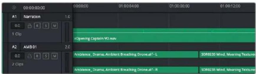 Blackmagic Design Video Assist 12G - Die Audio-Timeline - 1