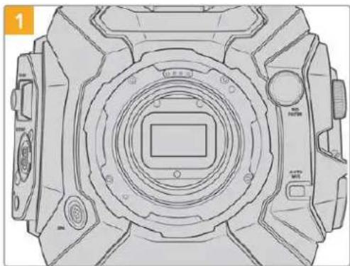Blackmagic Design Ursa Studio Viewfinder G2 - Shimming mounts - 2