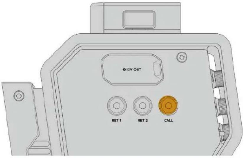 ●12V OUT RET 1 RET 2 CALL
