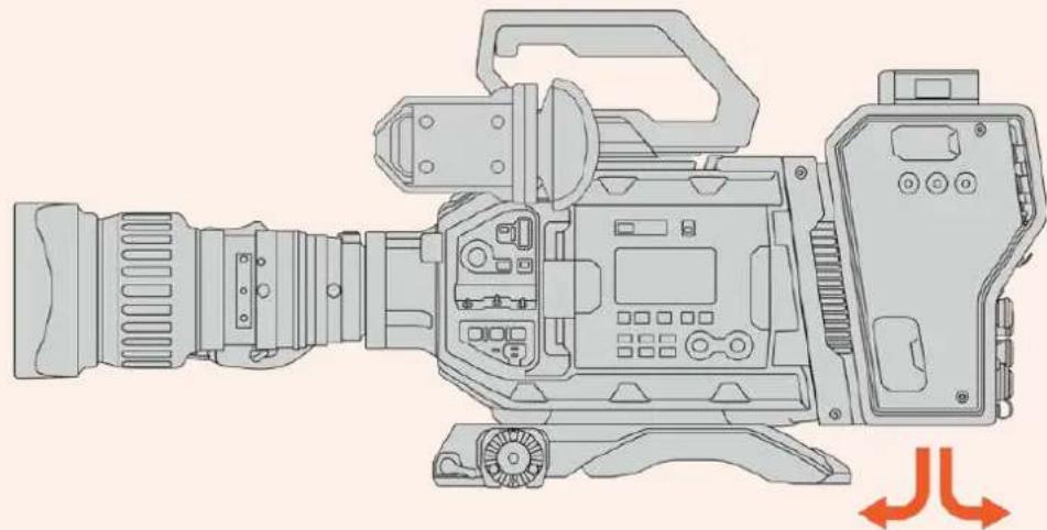 Blackmagic Design Ursa Studio Viewfinder G2 - Pour fixer et connecter le blackmagic camera fiber converter : - 7
