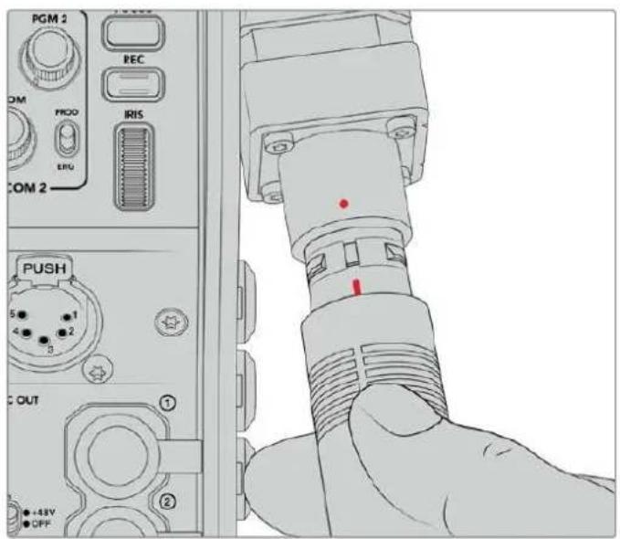 PGM 2 REC COM PROD IRIS COM 2 PUSH 5 1 4 2 3 C OUT ① ② -4.8V OFF
