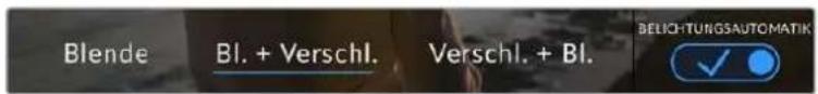 Blende BI. + Verschl. Verschl. + BI. BELICHTUNGSAUTOMATIK