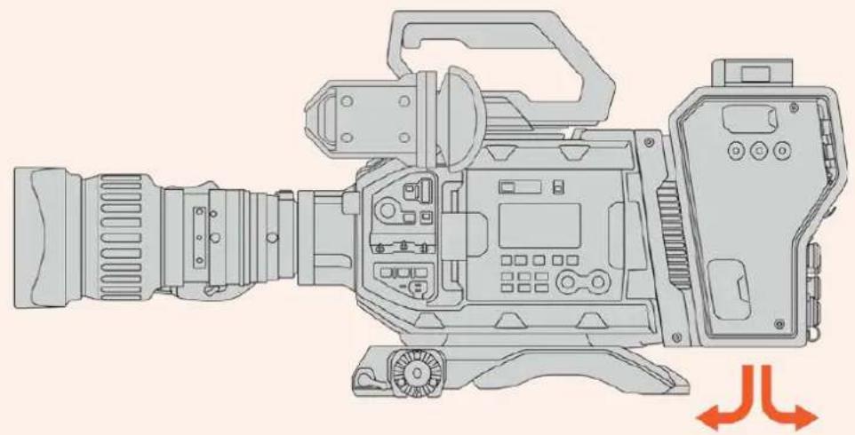Blackmagic Design Ursa Studio Viewfinder G2 - So bringen Sie den Blackmagic Camera Fiber Converter an: - 7