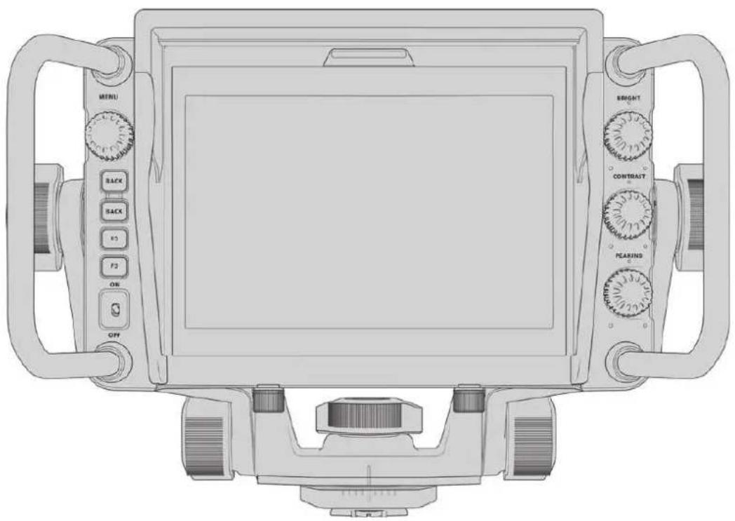 MENU BACK BACK F3 F2 ON OFF BRIGHT CONTRAIT HEARING