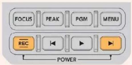 FOCUS PEAK PGM MENU REC POWER