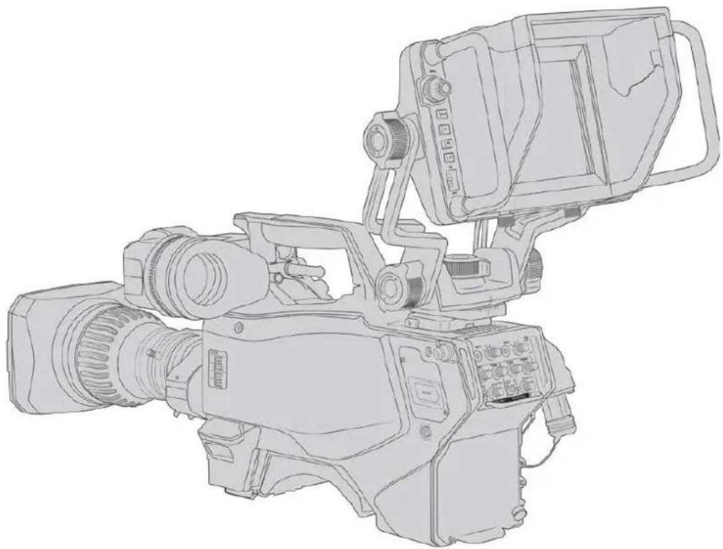 Blackmagic Design Ursa Studio Viewfinder G2 - Blackmagic URSA Broadcast G2へのマウント/接続 - 2