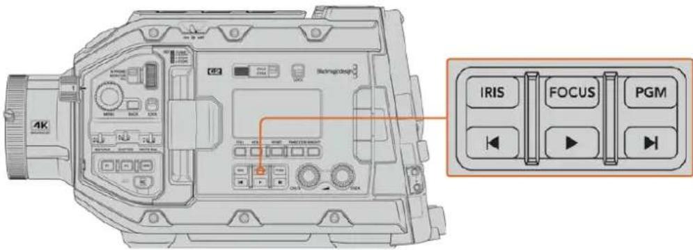 Blackmagic Design Ursa Studio Viewfinder G2 - Steuer- und Wiedergabetasten - 1