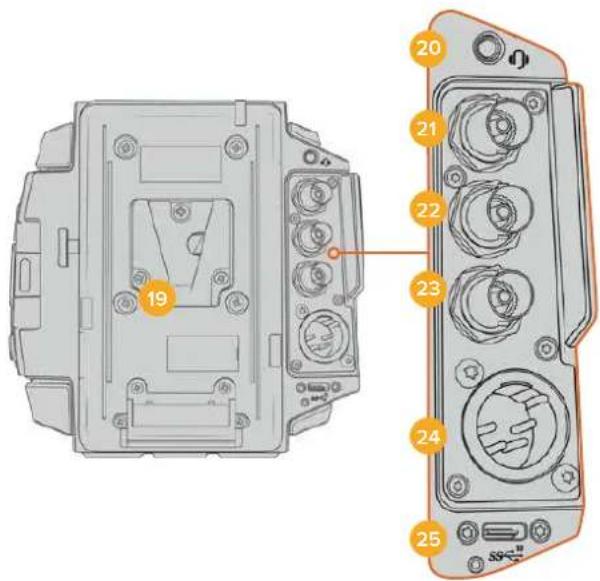 Blackmagic Design Ursa Studio Viewfinder G2 - Support pour batterie - 1