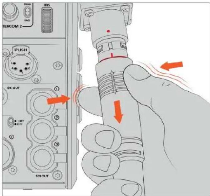 FROOD IIRS ENG TERCOM 2 PUSH 4 5 2 DC OUT ① ② -4V OFF ③ SDI OUT