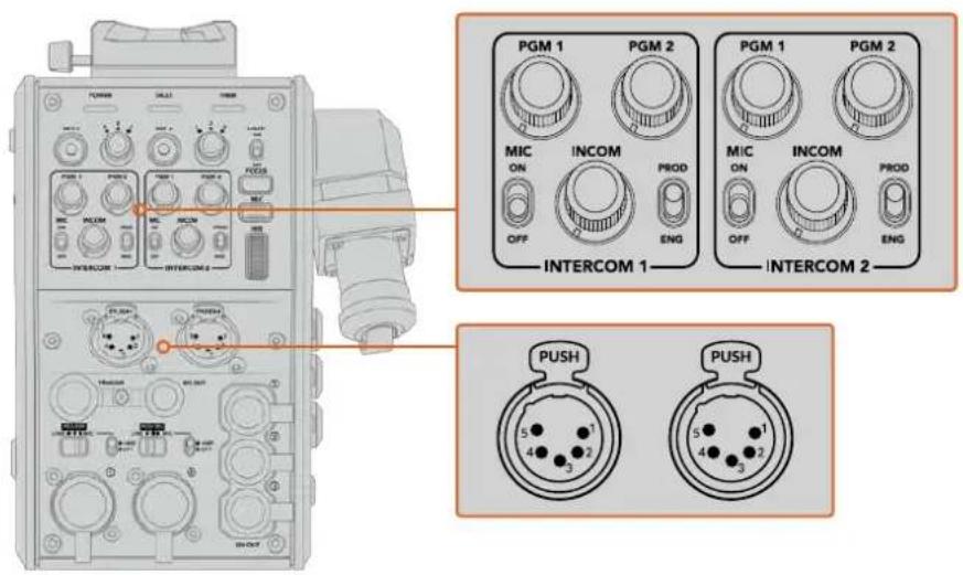 Blackmagic Design Ursa Studio Viewfinder G2 - トークバックの使用 - 1