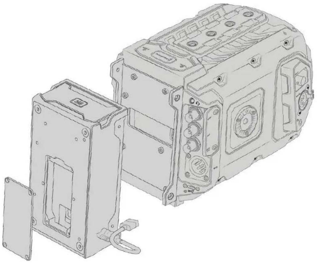 Blackmagic Design Ursa Studio Viewfinder G2 - Monter et connecter le URSA mini recorder - 1