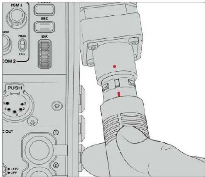 PGM 2 REC COM PROD IRIS COM 2 PUSH 5 1 4 2 3 C OUT ① ② -48V OFF