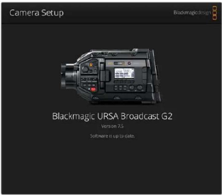 Blackmagic Design Ursa Studio Viewfinder G2 - Mise à jour du logiciel de la caméra sous mac - 1
