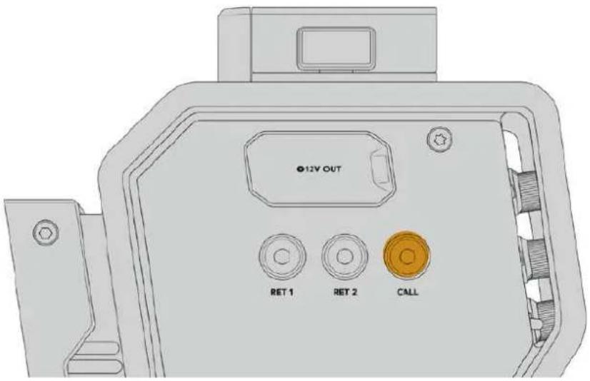 ●12V OUT RET 1 RET 2 CALL