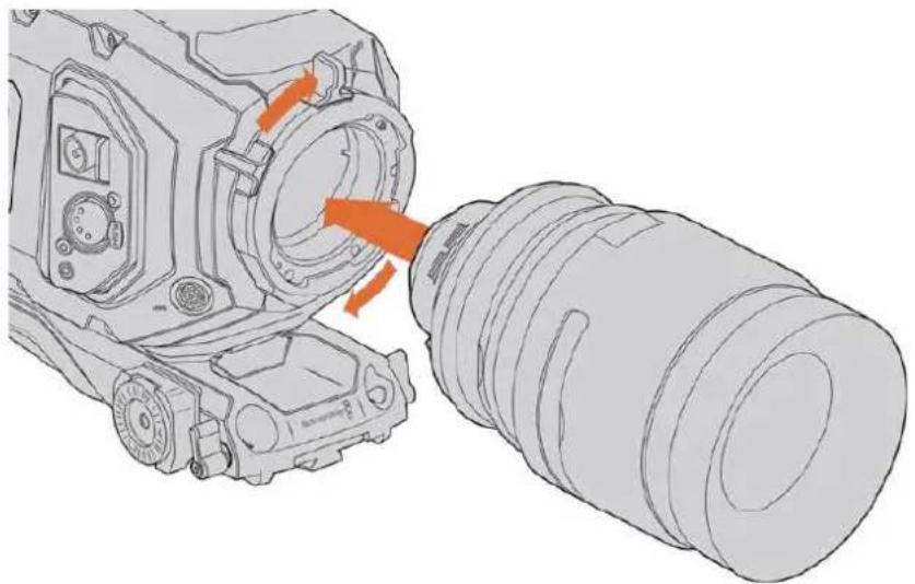 Blackmagic Design Ursa Studio Viewfinder G2 - Monter un objectif à monture PL : - 1