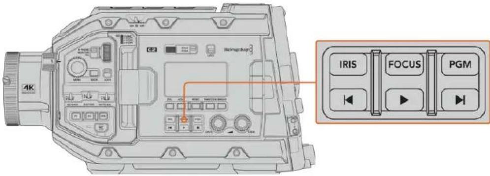 Blackmagic Design Ursa Studio Viewfinder G2 - Boutons de contrôle et de lecture - 1