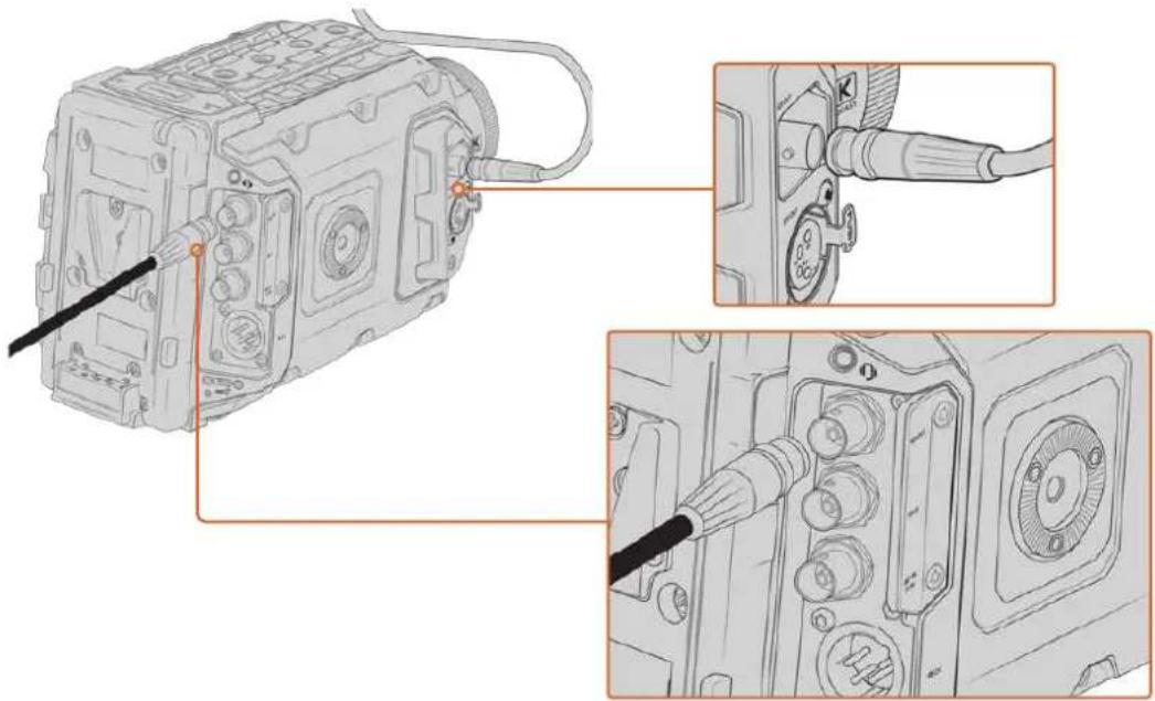 Blackmagic Design Ursa Studio Viewfinder G2 - Anschließen von Videomischern - 1
