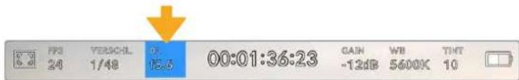 PP3 24 VERSCHL 1/48 00:01:36:23 GAIN -12dB WB 5600K TINT 10