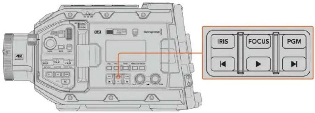 Blackmagic Design Ursa Studio Viewfinder G2 - コントロール/再生ボタン - 1