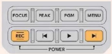 FOCUS PEAK PGM MENU REC POWER