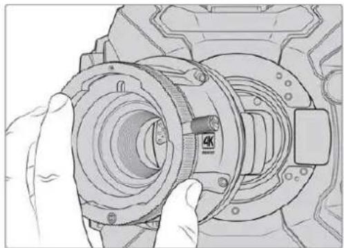 Blackmagic Design Ursa Studio Viewfinder G2 - Removing the B4 Mount - 2