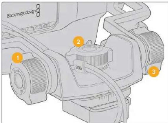 Blackmagic Design Ursa Studio Viewfinder G2 - Anpassen der Position des Blackmagic URSA Studio Viewfinders - 3