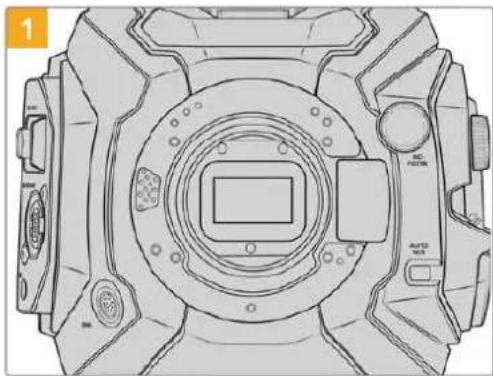 Blackmagic Design Ursa Studio Viewfinder G2 - Attaching the EF Mount - 1