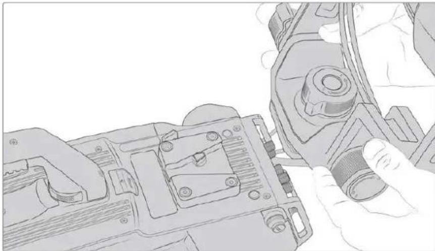 Blackmagic Design Ursa Studio Viewfinder G2 - 明るさの調整 (Brightness Adjustment) - 1
