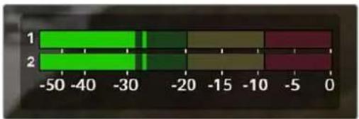 Blackmagic Design Ursa Studio Viewfinder G2 - Audio Meter - 1