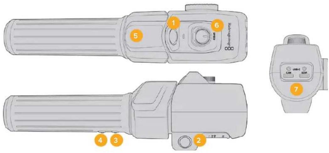 Blackmagic Design Ursa Studio Viewfinder G2 - Verwenden des Blackmagic Zoom Demands - 1