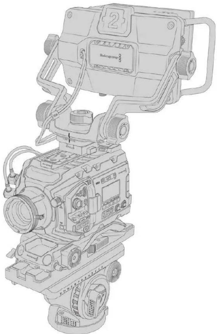 Blackmagic Design Ursa Studio Viewfinder G2 - Blackmagic URSA Broadcast G2へのマウント/接続 - 1