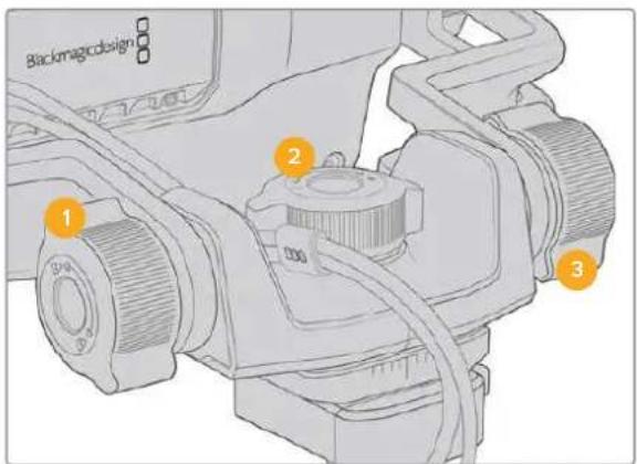 Blackmagic Design Ursa Studio Viewfinder G2 - Monter et connecter le viseur à la blackmagic URSA broadcast G2 - 5