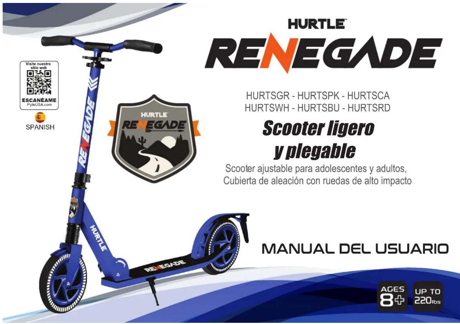 Hurtle Renegade HURTSWH - Technical Specs: - 4