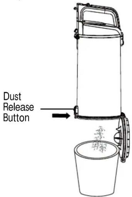 Dust Release Button