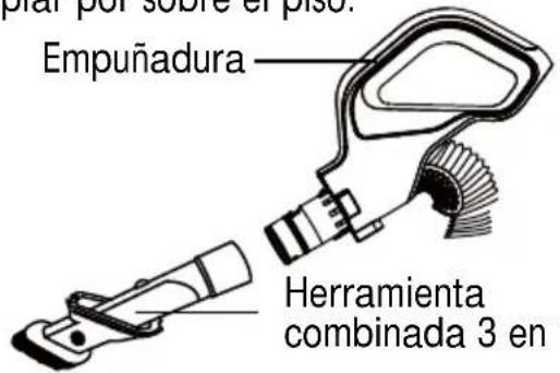 plar por sobre el piso. Empuñadura Herramienta combinada 3 en 1