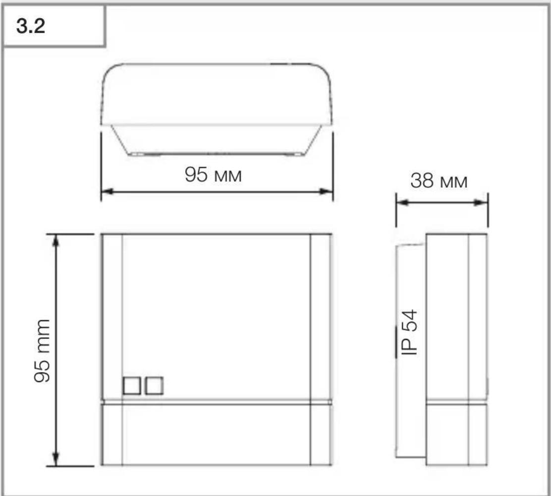3.2 95 MM 38 MM 95 mm IP 54