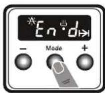 CONTINENTAL EDISON CECI3FCB - Ajuste de tiempo semiautomático (tiempo de finalización) - 1