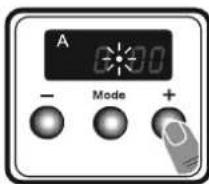 CONTINENTAL EDISON CECI3FCB - Symbol will appear, and the dot in the middle of the screen will start to flash. - 1
