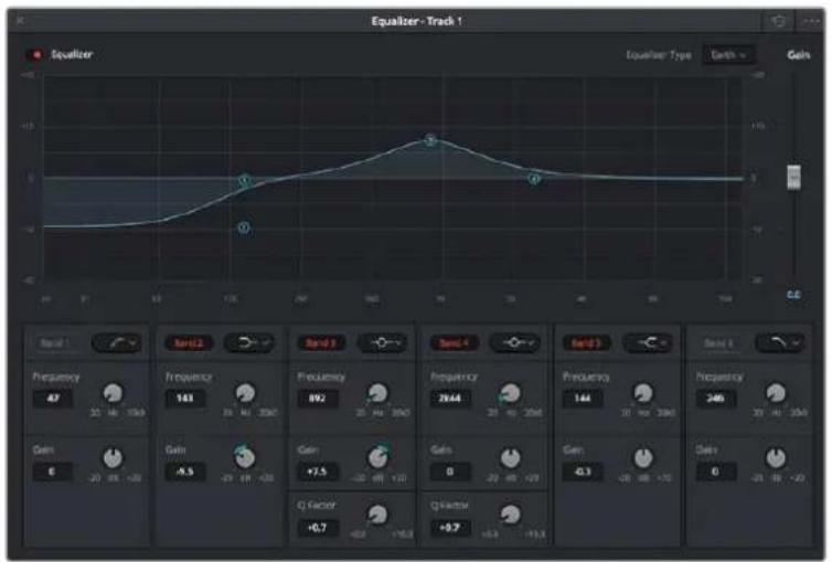 Blackmagic Design Video Assist 12G HDR - EQをトラックに追加する: - 2