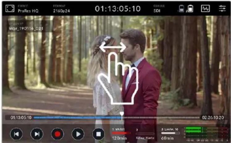 CODEC ProRes HQ FORMAT 2160p24 01:13:05:10 CURLE SDI 01:13:05:10 02:26:10:20 1 VA101 2 120min Küller Karte 3 Laster. 10 60min