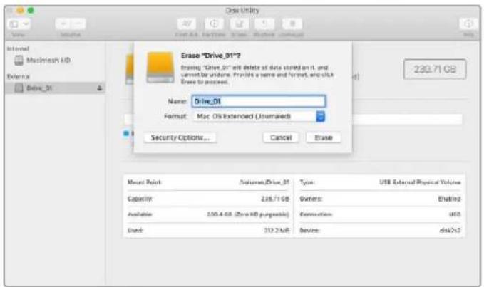 Blackmagic Design Video Assist 12G HDR - MacコンピューターでSDカードを準備する - 1